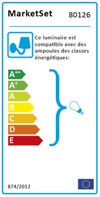 Applique design Market set Waterlily Multicolore Métal