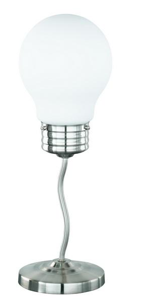 Lampe bureau grise orientable Ampoule LED 3W Socle pivotant vide poche